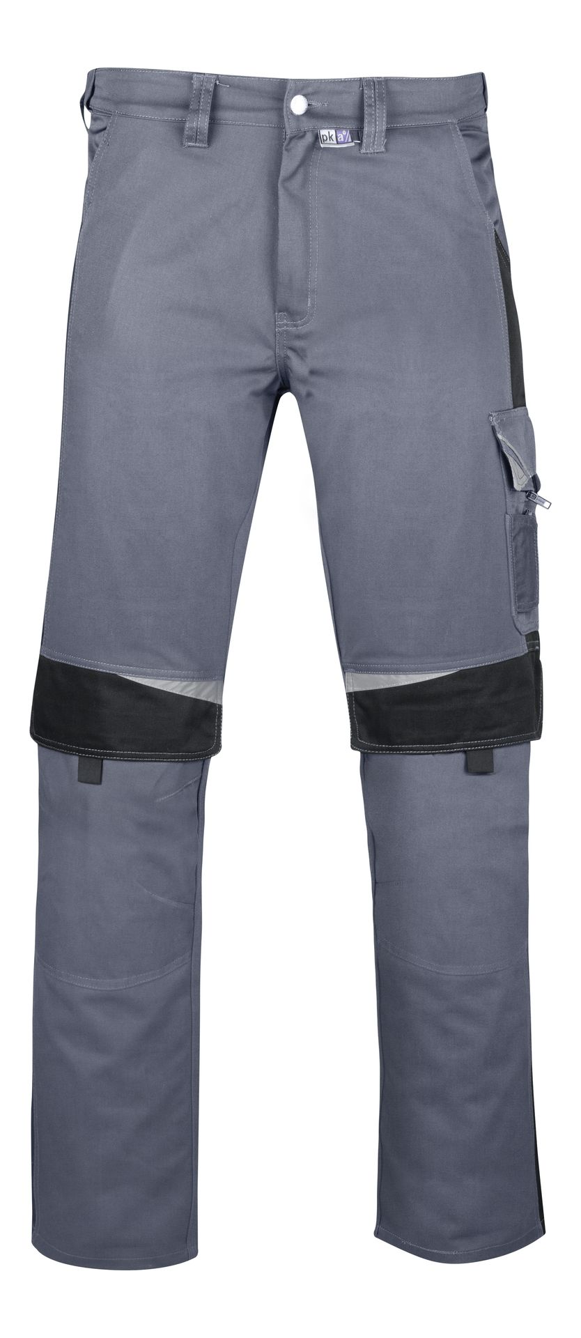 Bundhose Gummi-Einsatz MG grau